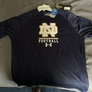 Notre Dame under armour dry fit t shirt